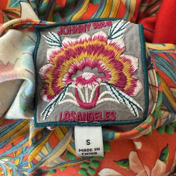 JOHNNY WAS Rapsodia Maxi Henley Dress Size Small - Picture 3 of 9